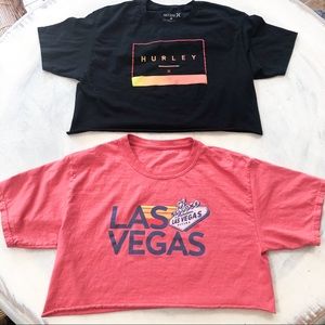 🌟New listing! 2 Cropped T-shirt’s